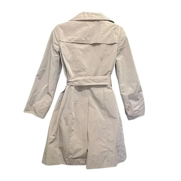 Banana Republic Beige Belted Trench Coat - XS Petite - Picture 6 of 8